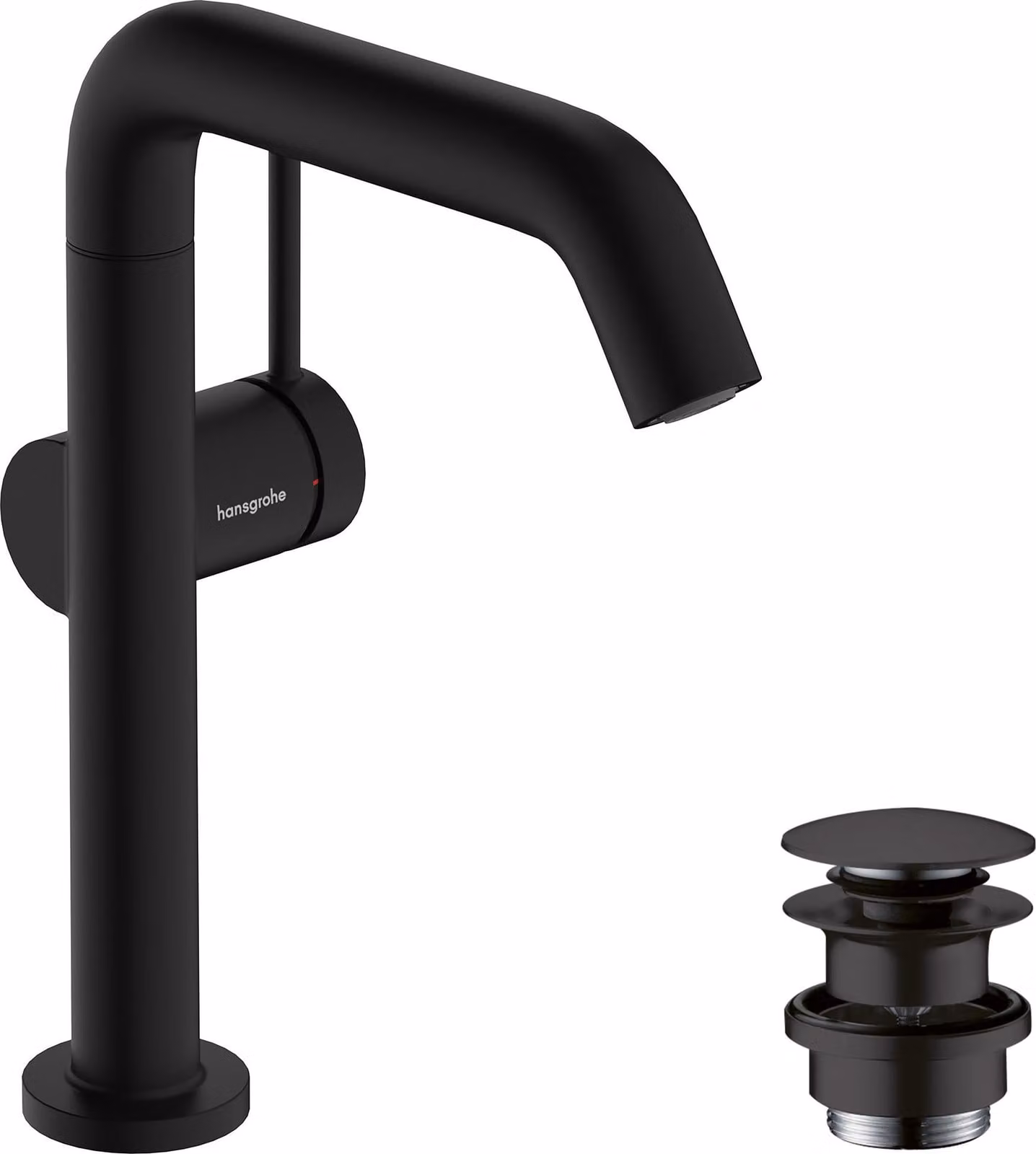Robinetterie de lavabo hansgrohe Tecturis S 210 Fine CoolStart, avec bec pivotant et vidage PUSH, EcoSmart+, 73360670, 73360670