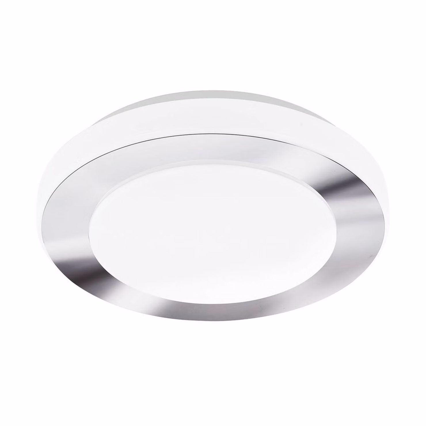 Plafoniera Moderna Led Carpi Acciaio Bianco 3 Luci Led Integrato 3,6W