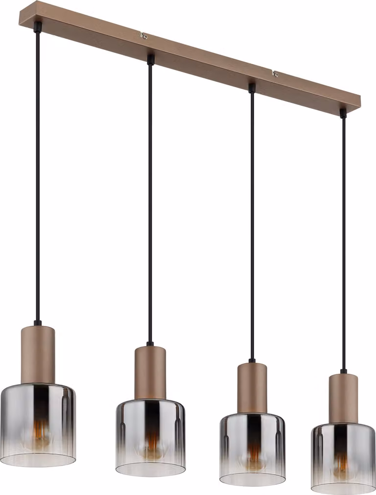 GLOBO Lighting Lampada a sospensione WALTON LWH 78x12x150 cm marrone Lampada a sospensione