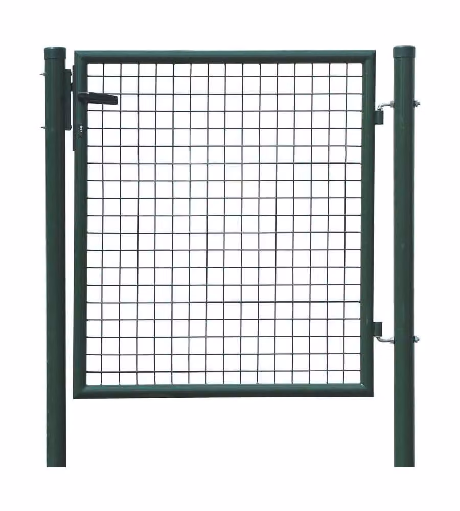Cancello elettrosaldato singolo Verdelook in acciaio verde L: 100 cm, H: 100 cm – 2