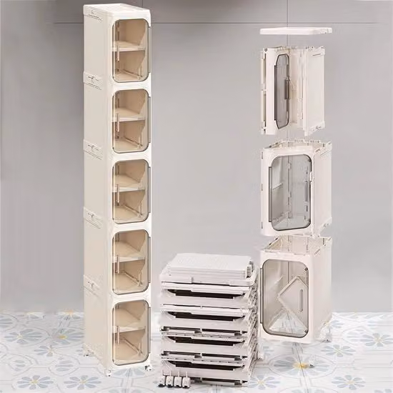 Organizzatore per bagno a 5 livelli - design compatto per spazi ridotti