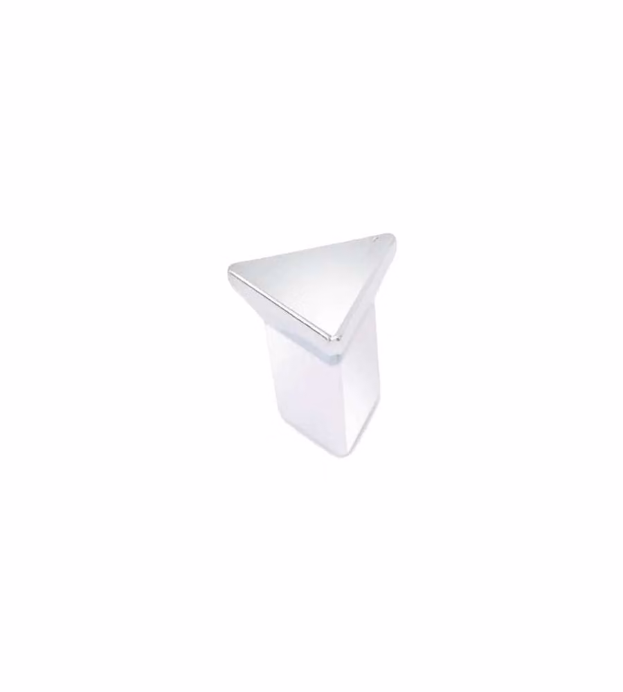 Pomolo Triangolare Cromo Lucido
