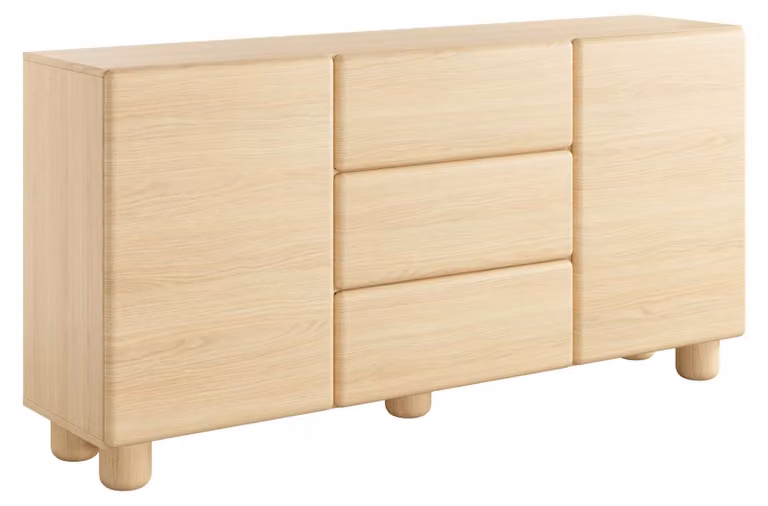 Selsey Lomo - Credenza, aspetto legno di quercia, 160 cm