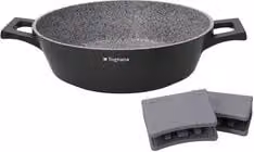 Padella antiaderente in alluminio Tognana diametro 32 cm, colore nero e grigio