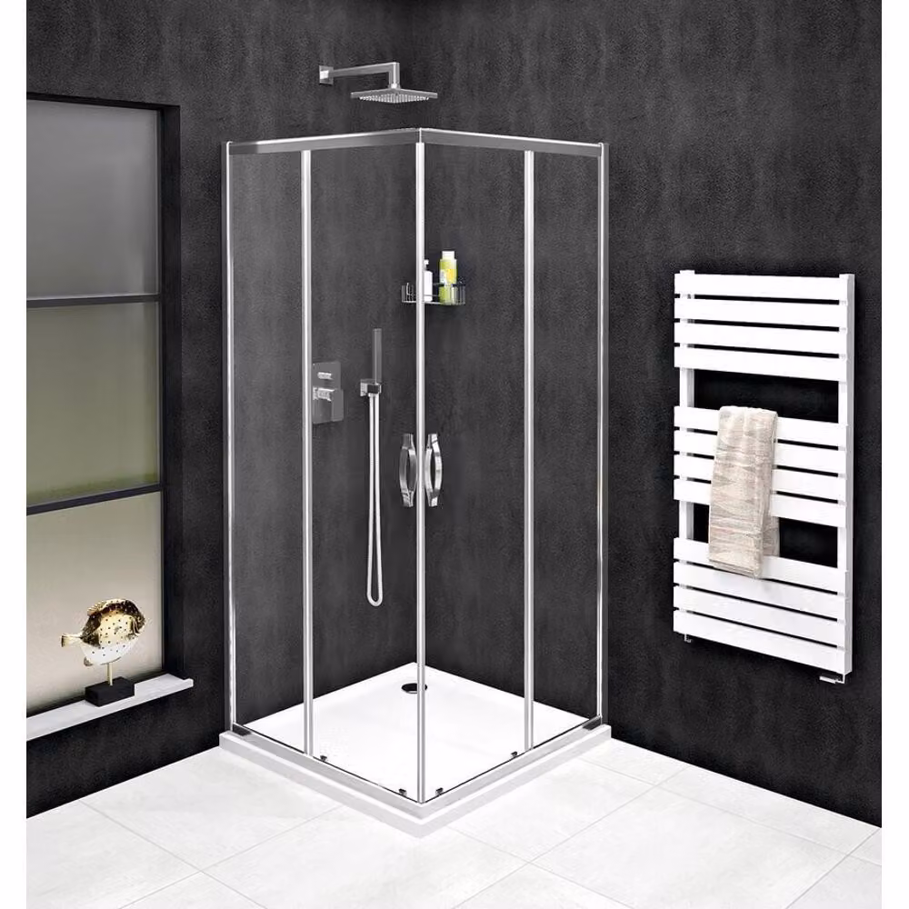SIGMA SIMPLY Cabina doccia angolare 1000x1000 mm, ingresso ad angolo, vetro trasparente