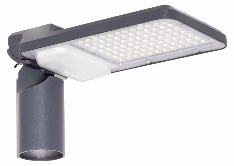 Lampione a LED LEDVANCE per aree urbane, 50W, 6500K, grado di protezione IP65, colore grigio