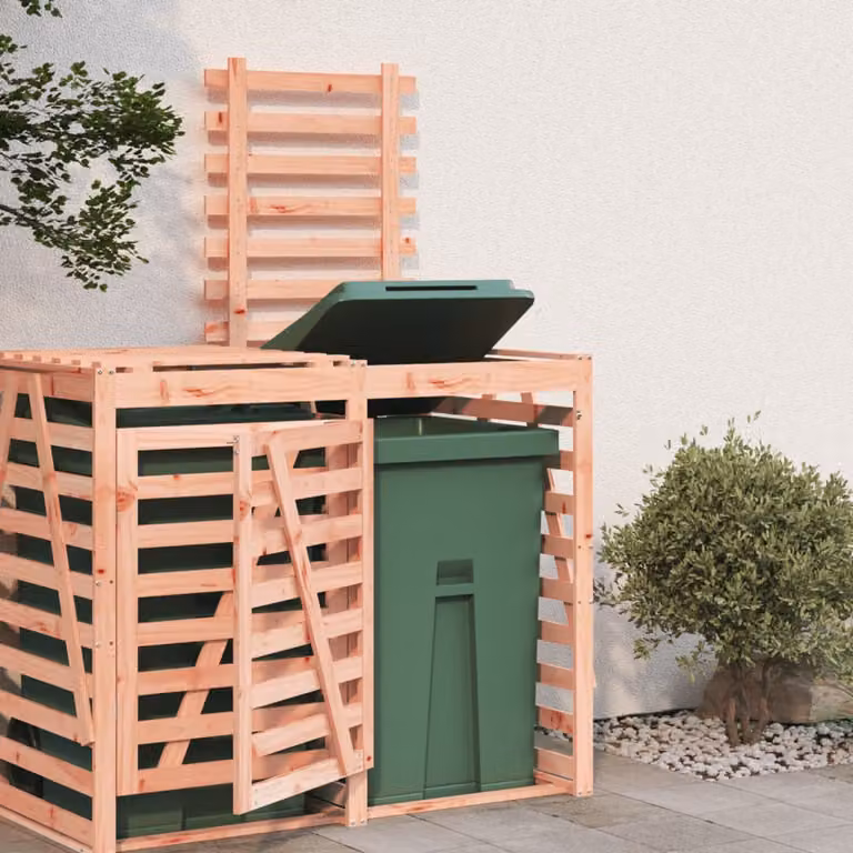 Estensione Copribidone in Legno Massello di Douglas vidaXL colore marrone