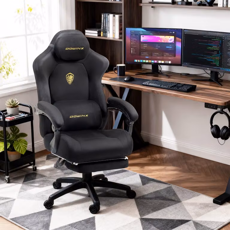 Sedia ergonomica da gaming - Sedia da ufficio - Sedia per videogiochi - Sedia girevole - Sedia da scrivania