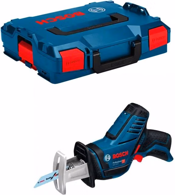 Sega Universale Bosch GSA 12V-14 con L-Boxx 102, Solo corpo, Blu