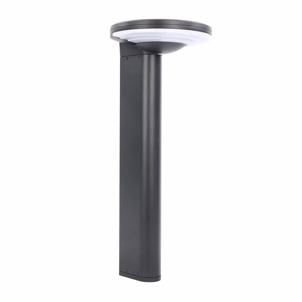 Paletto da giardino LED solare Yuma colore nero con sensore crepuscolare – 2