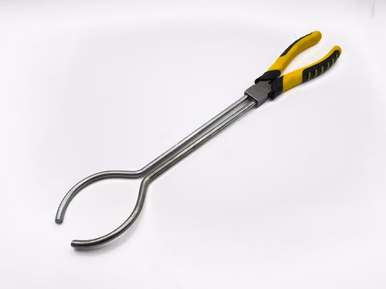 Pinza per crogiolo da forno elettrico, incl. crogiolo da 200 cm³