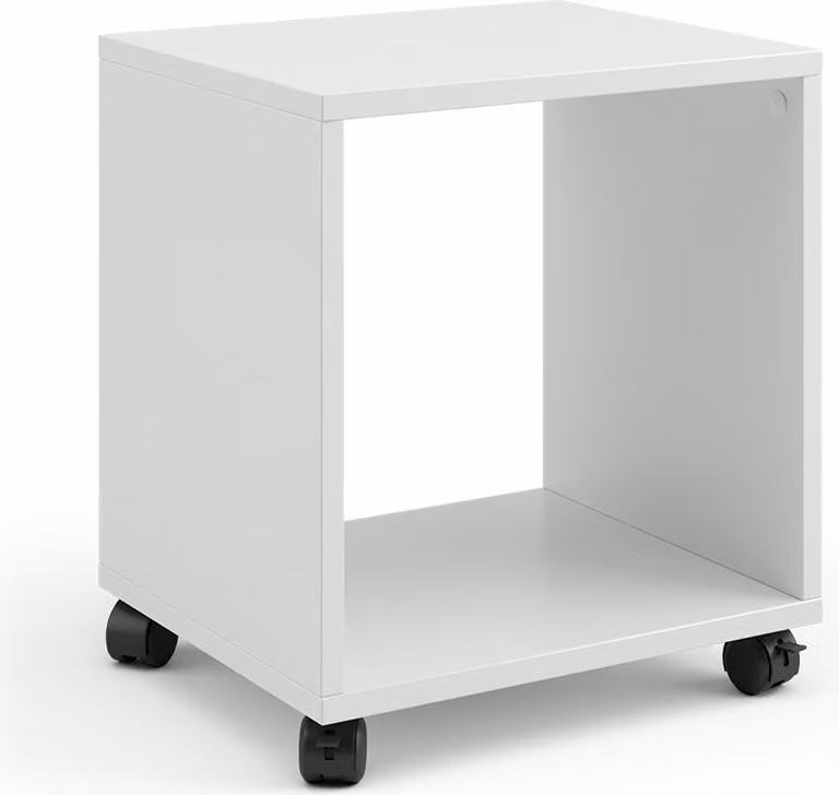 Tavolino Vicco  Bianco 36.8 x 30.8 cm, Model 34158