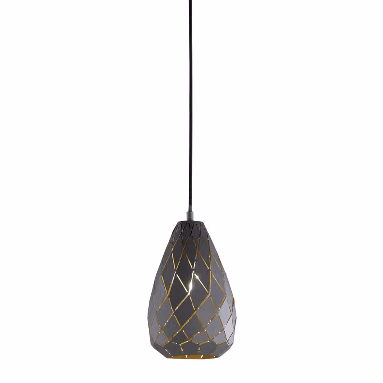 Lampada a sospensione ONYX antracite di Trio 301300142