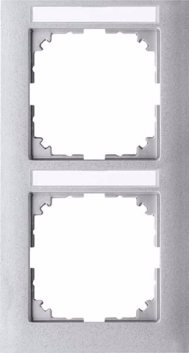 MERTEN MEG4022-3660 Telaio doppio M-Pure in alluminio
