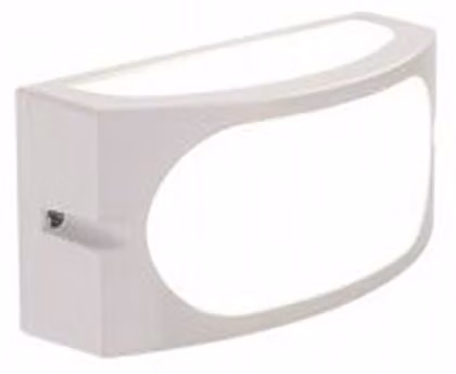 Applique da Esterno E27 in Alluminio Sovil Bianco