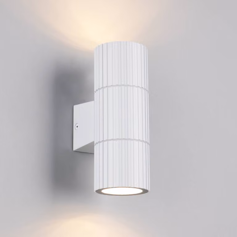 Trio Lighting Applique da esterni Parana, dimmerabile, Bianco / Opale, Alluminio, Moderno, Applique da esterni