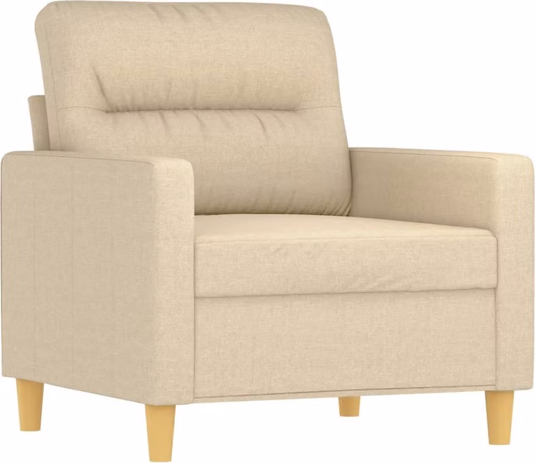 Poltrona Crema 60 cm in Tessuto