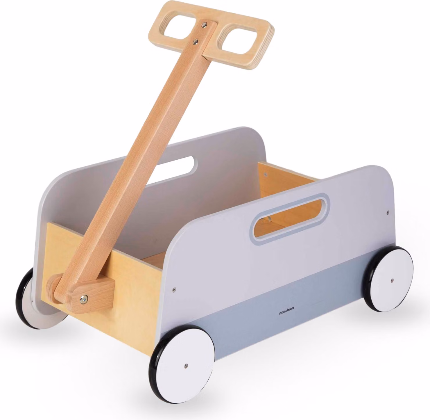 Carrello portagiochi in legno - Rimorchio trainante