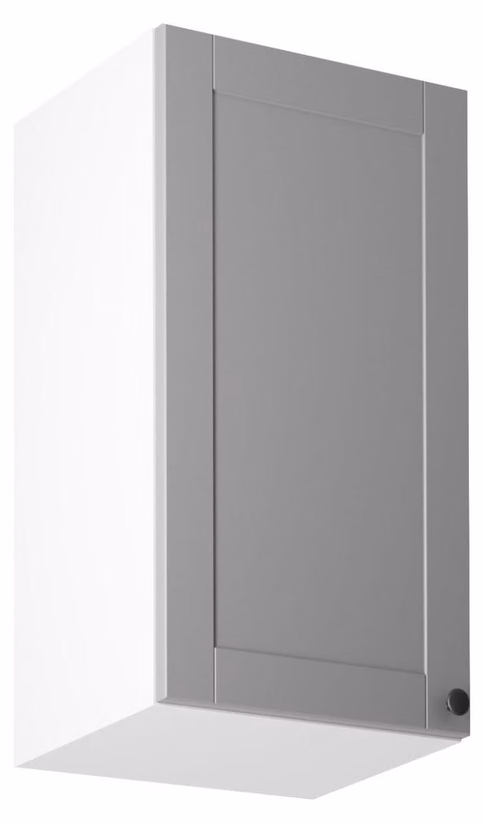 Pensile da cucina LUMEA - larghezza 40 cm, grigio/bianco