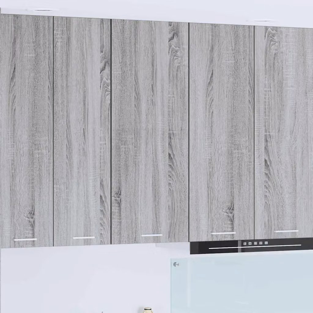 Armadio pensile da cucina moderno vidaXL in legno e MDF, Grigio, L 40 cm x P 31 cm x H 100 cm