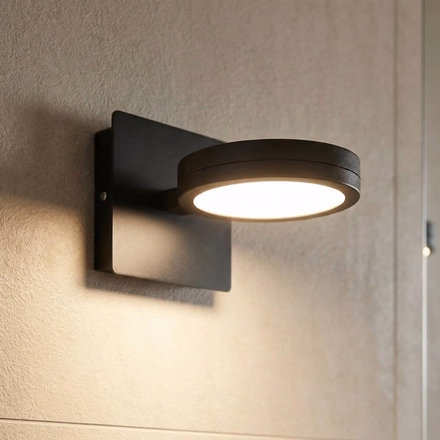 LIGHTME Applique da parete Aqua, Nero, Bagno, Metallo, Moderno, Applique