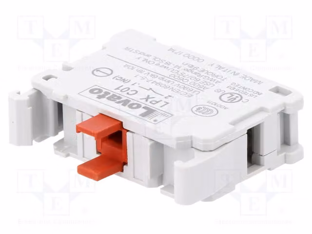 1 contatto -25÷70°C, contatti in platino: NC, LPXC01, accessori standard, diametro 22mm