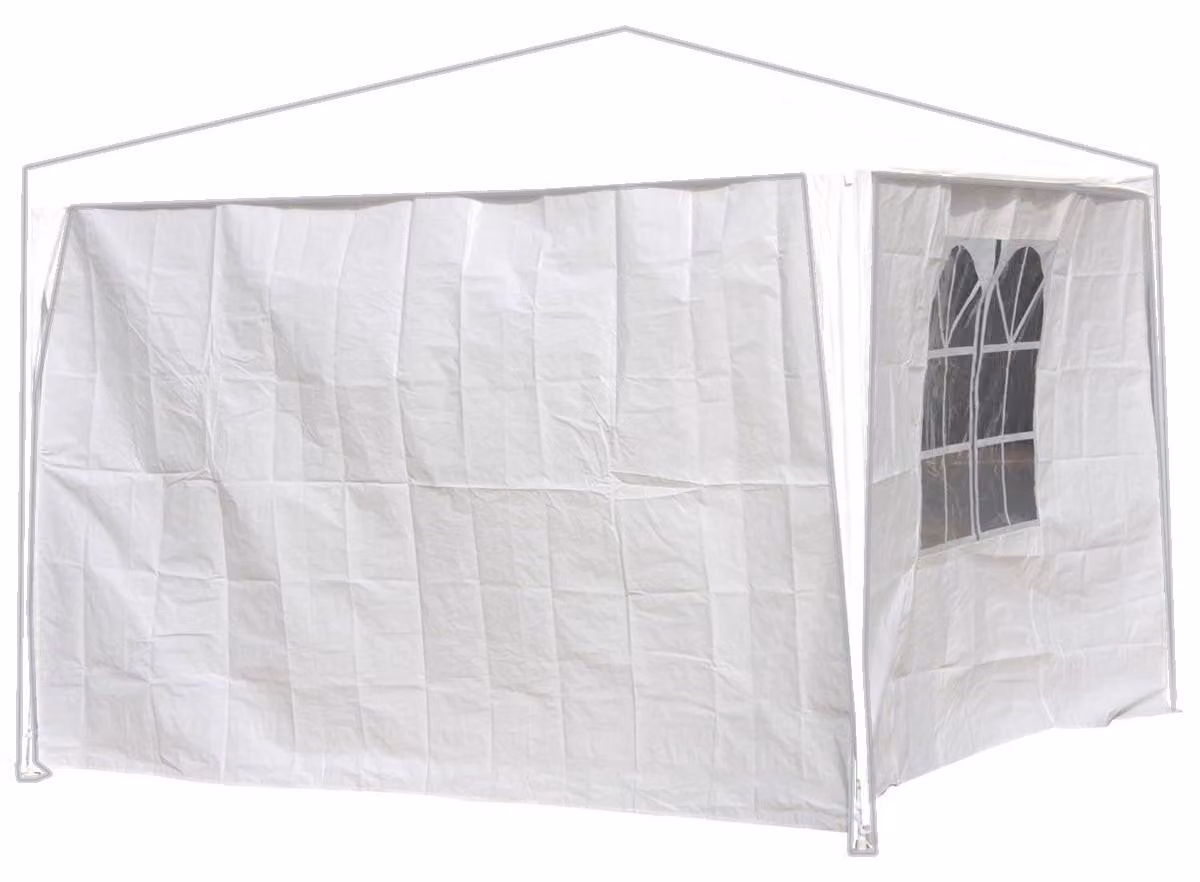Pareti laterali per gazebo 3x3 m - bianco Linder Exclusiv