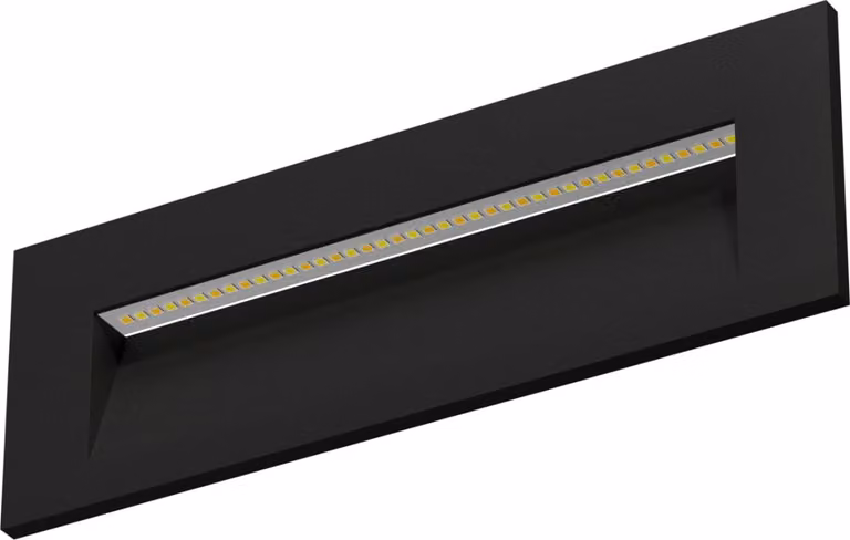 Beneito Faure Faretto Led segnapasso da incasso a parete Tween - 5W, Switch CCT, Illuminazione Interni ed Esterni, corridoi o passaggi - Nero