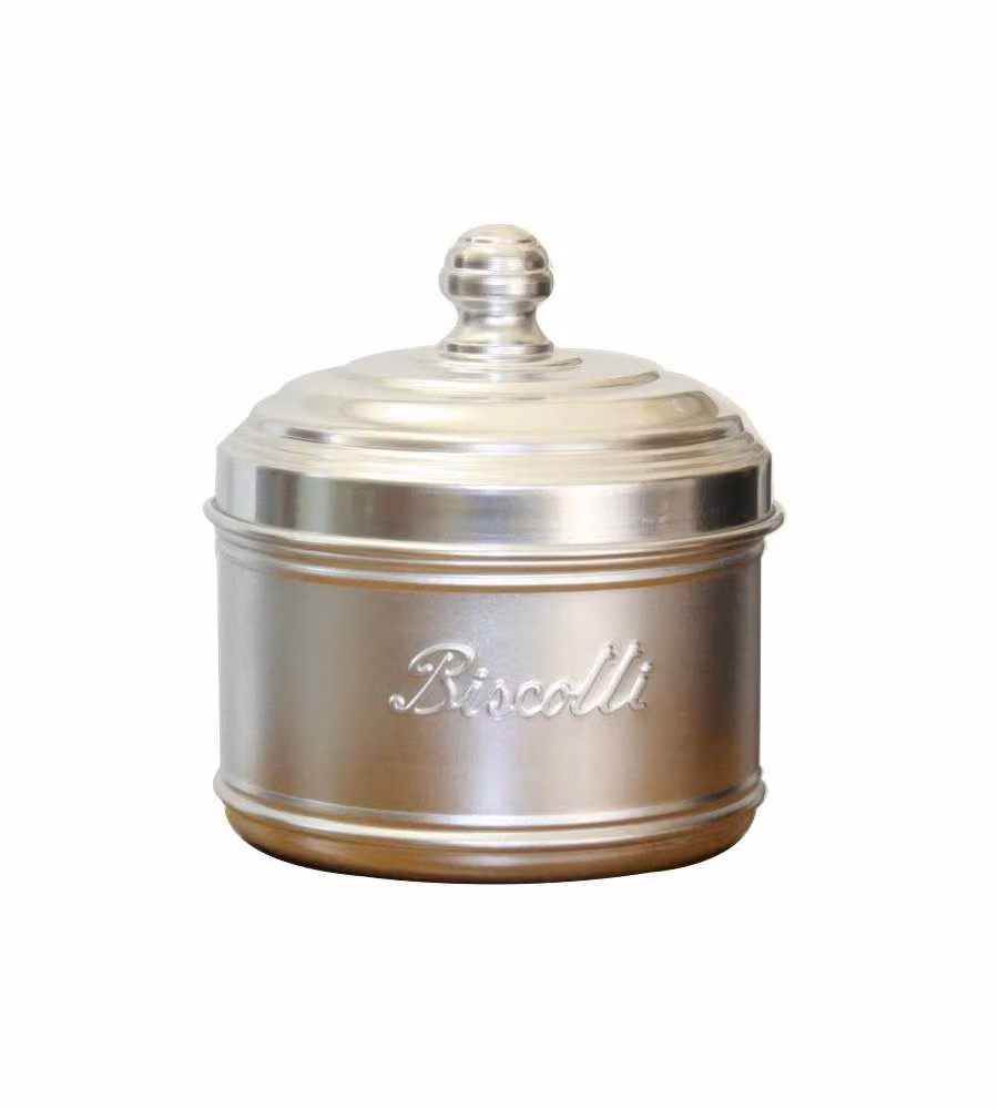 Biscottiera in metallo Ottinetti Silver L: 18,5 cm, P: 16 cm, H: 11 cm – 2