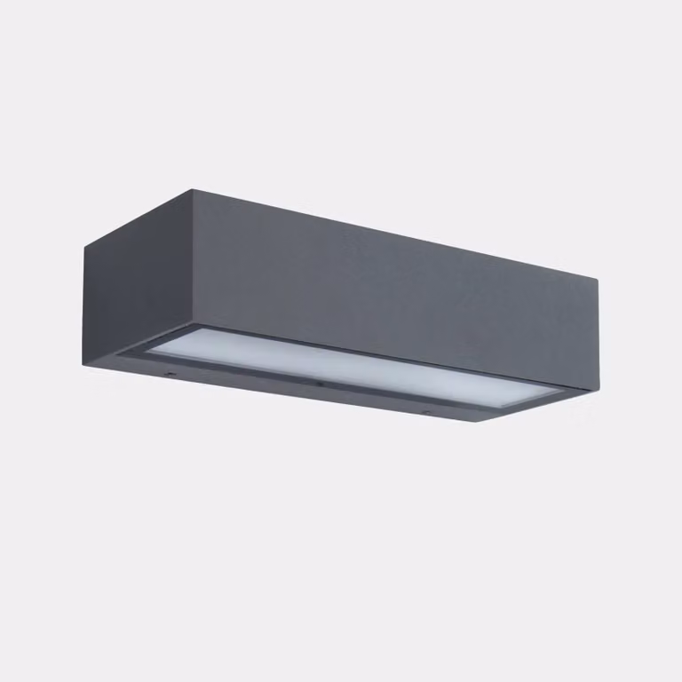 LEDS-C4 Applique da esterni a LED Nemesis, Alluminio / Grigio / Zincato, Alluminio, Moderno, Applique LED da esterni