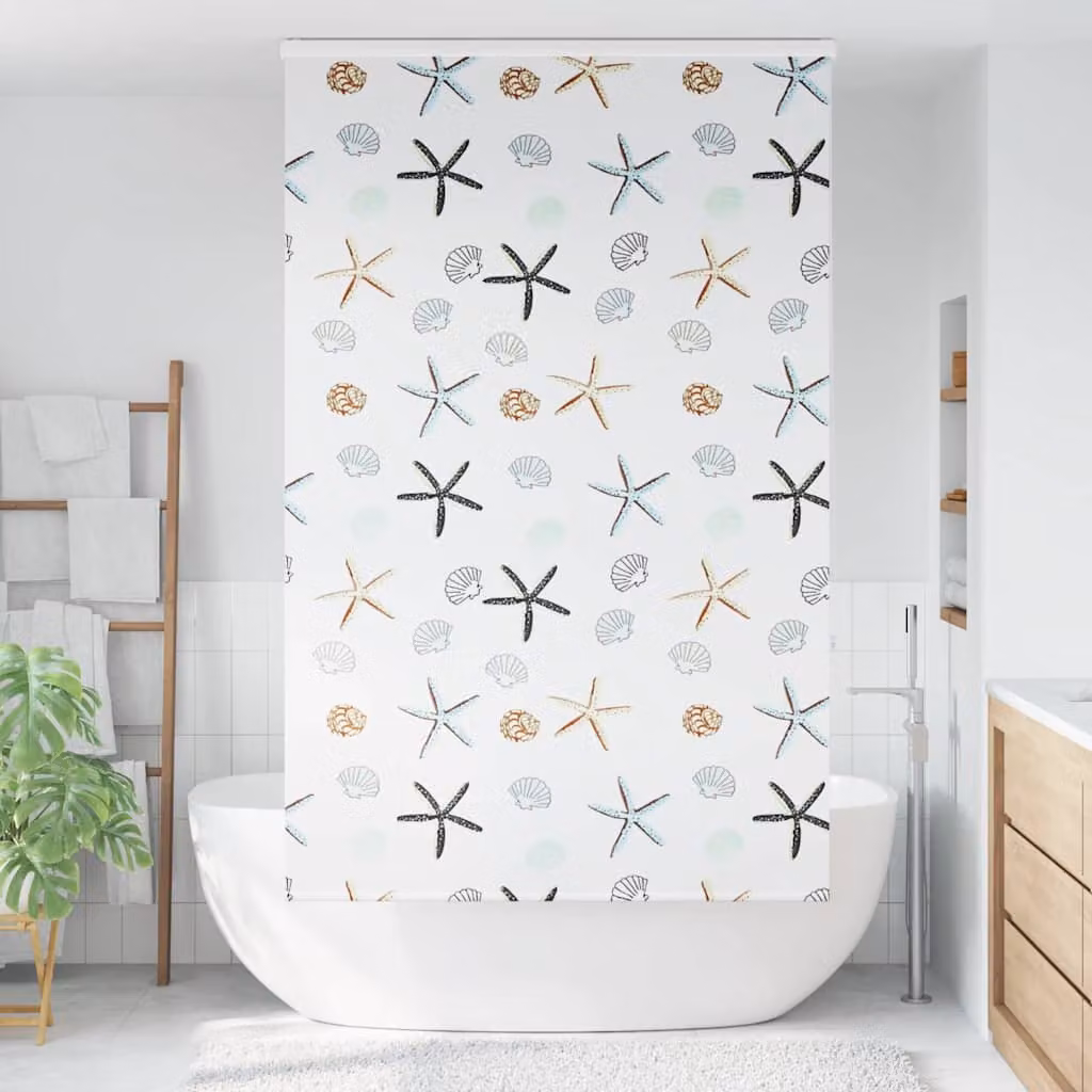 vidaXL Tenda a Rullo Doccia con Cassonetto 120x240cm Larghezza Tessuto