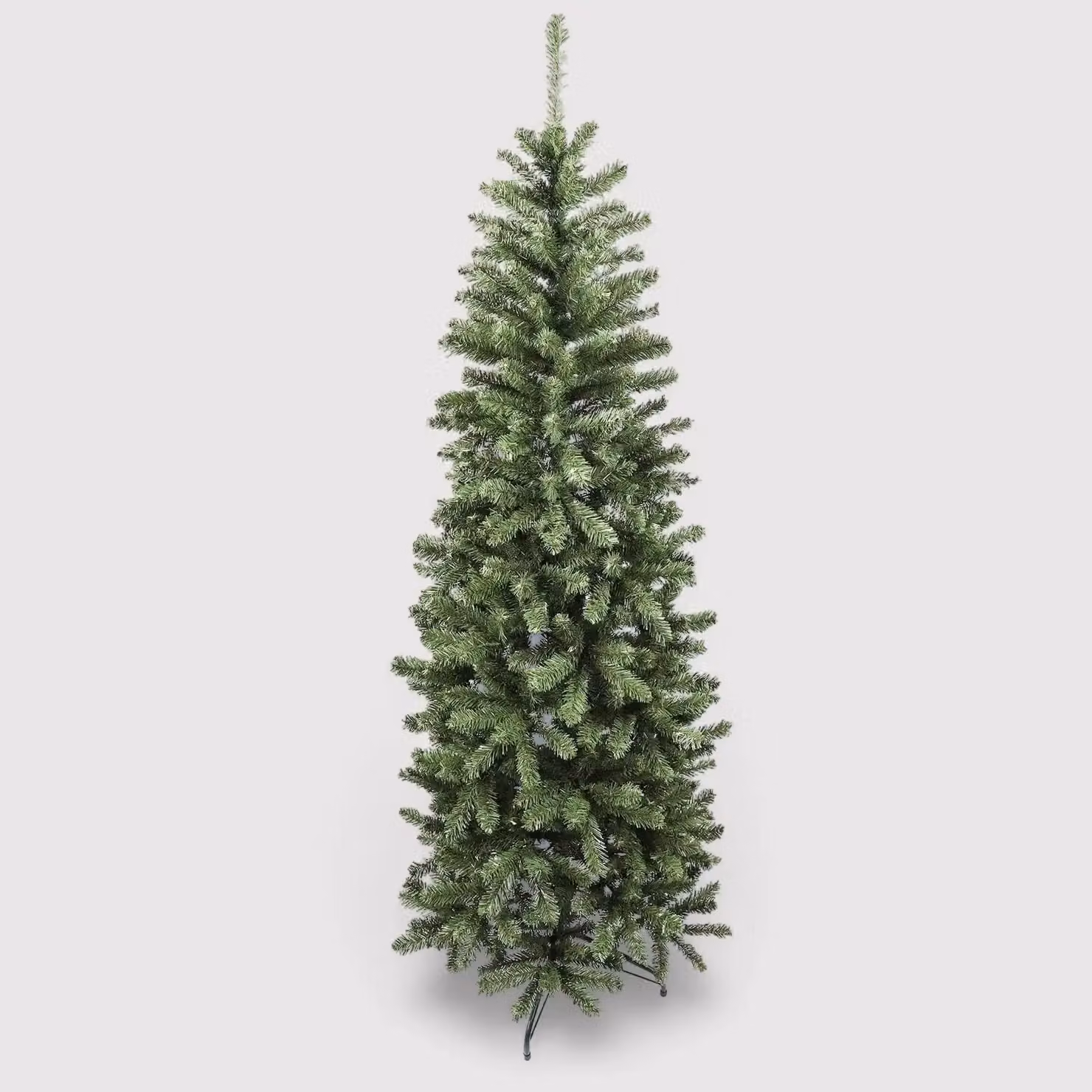 Fuwara - Albero di natale slim artificiale verde H 150 cm