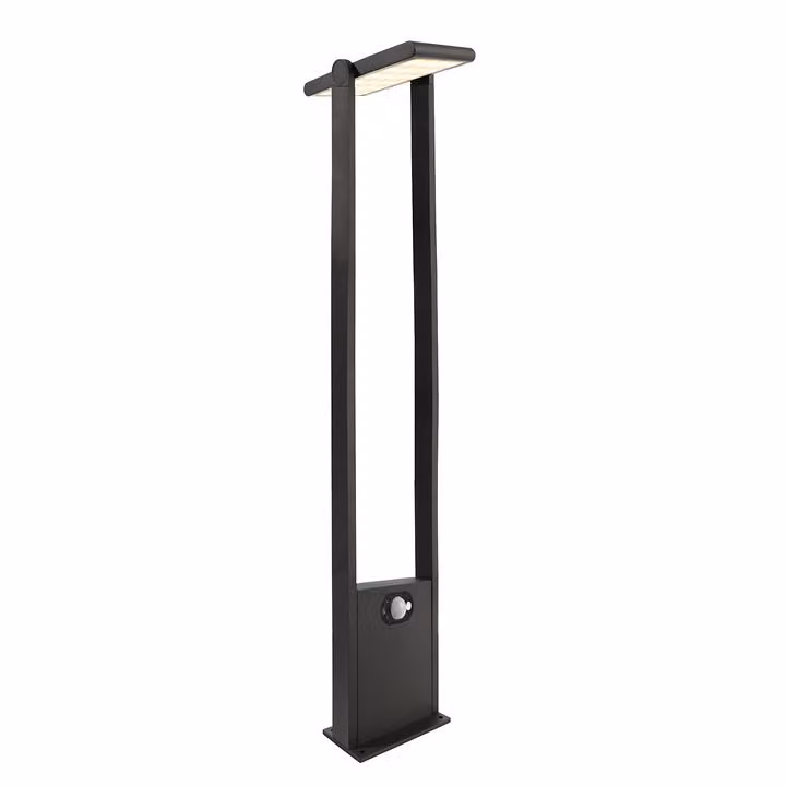 Lampada da terra a LED Solar Premium 1 1,6W 832 grigio scuro Rilevatore di movimento