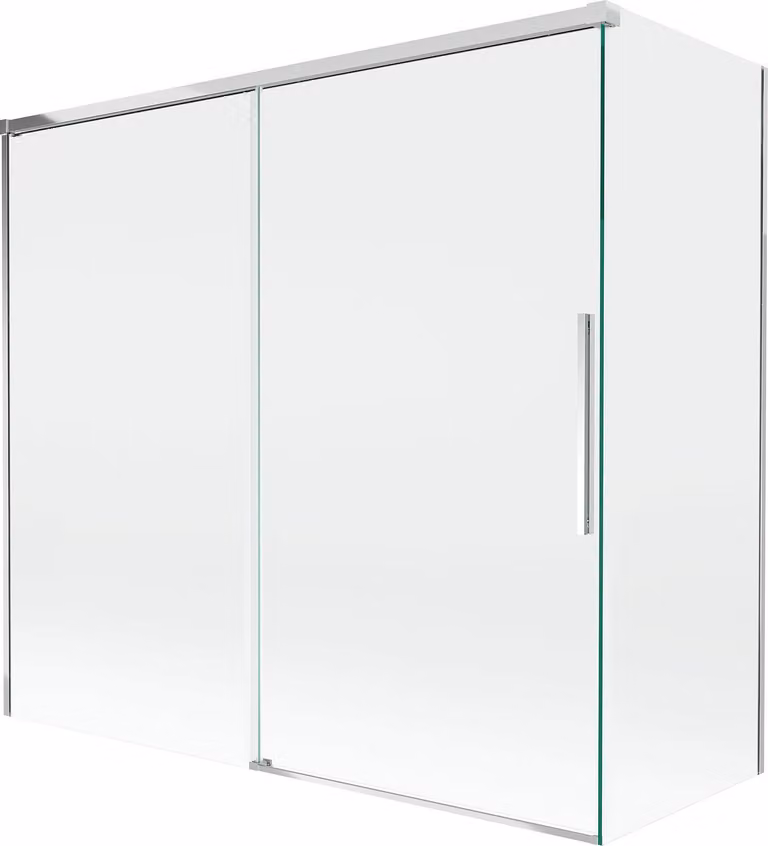 Mexen Rox paravento da vasca scorrevole a 2 ante 170 + 70 x 150 cm, trasparente, cromo - 8C9-170-070-01-00