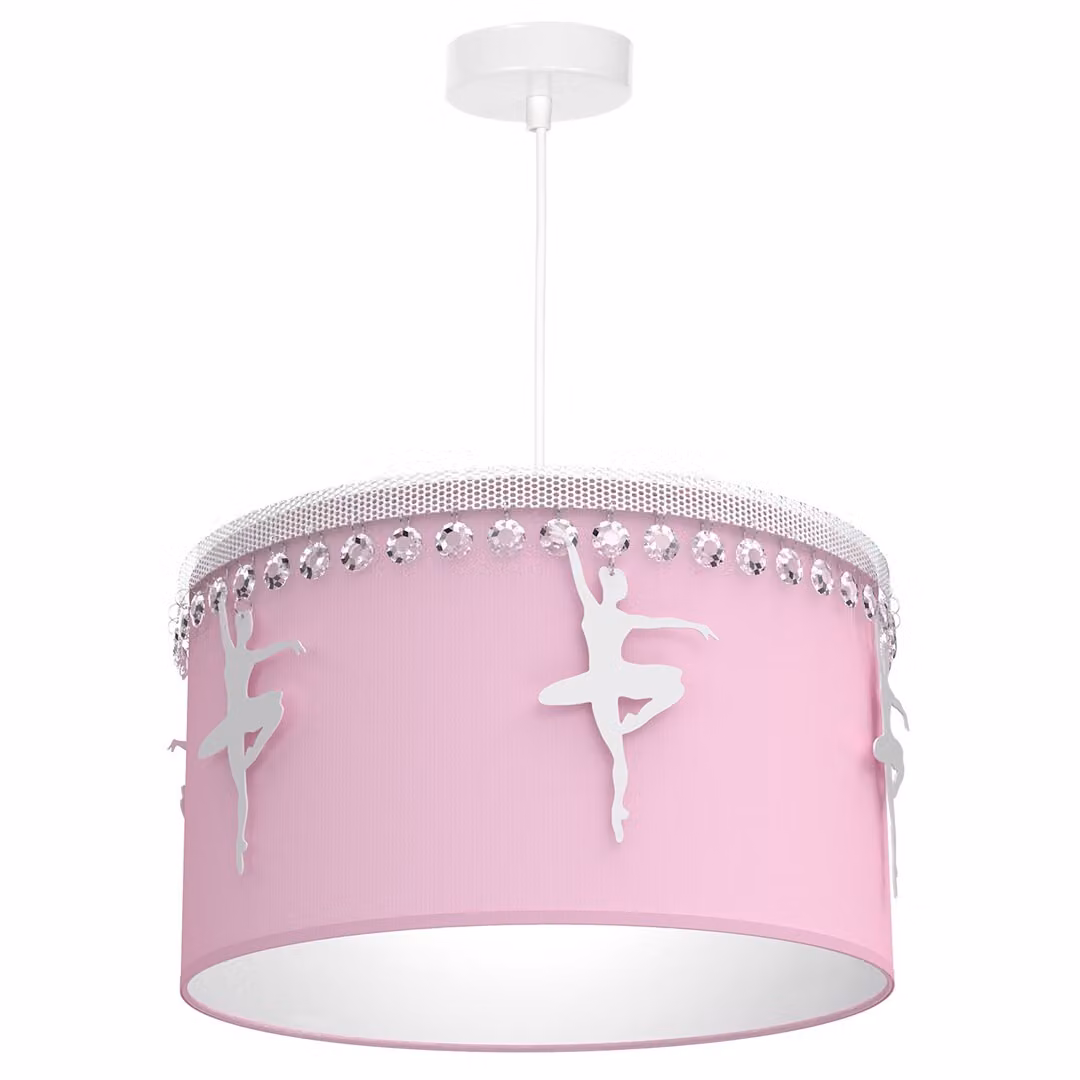 Baletnica Rosa 1Xe27 luce a sospensione luce a soffitto lampada a soffitto luce a sospensione camera dei bambini