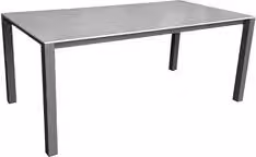 Tavolo da esterno allungabile Amicasa in pietra naturale antracite e grey L/P/H: 180-240 x 90 x 75 cm