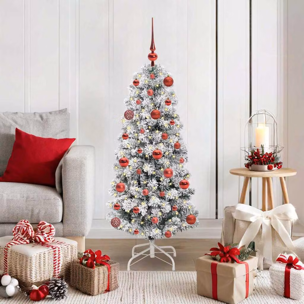 Maison Exclusive - Albero di Natale artificiale pieghevole verde e bianco 120 cm