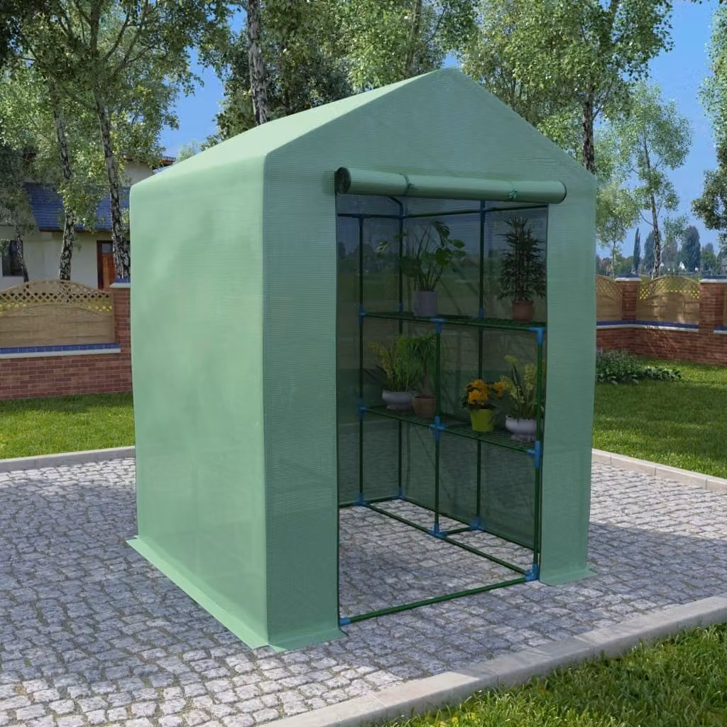 The Living Store Serra con ripiani in acciaio 143x143x195 cm