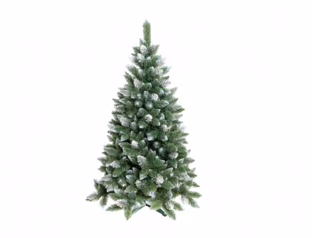 Nohel Garden NG91488 ASPEN albero di Natale artificiale con estremità innevate + supporto 220 cm