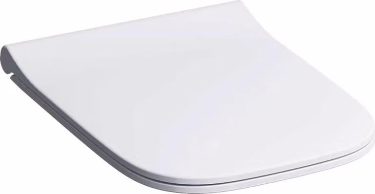 Geberit  Sedile WC Geberit Smyle Slim, struttura a sandwich con sistema di chiusura automatica e cerniera a sgancio rapido