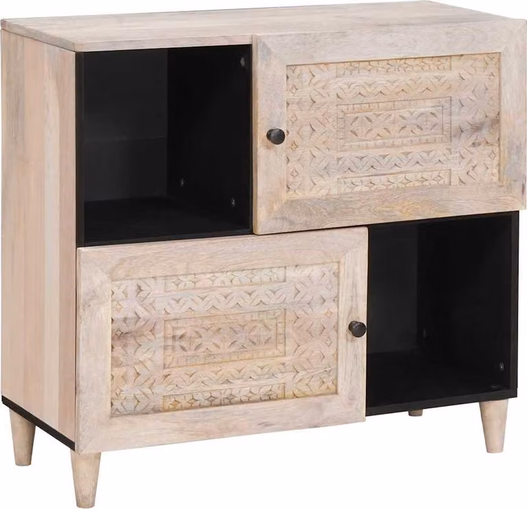 Credenza Bianco Sbiancato 80 x 33 x 75 cm