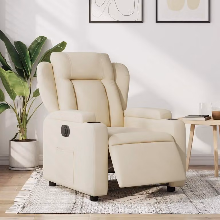 Poltrona elettrica - Poltrona relax - Sedia regolabile - Divano - Regolazione elettrica fino a 135 gradi