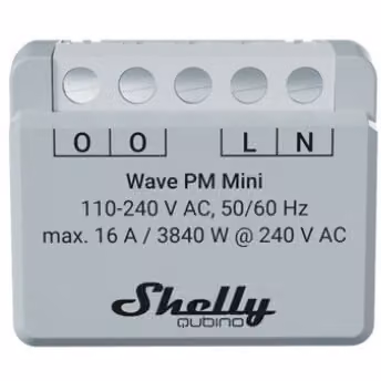 Shelly Shelly Qubino Wave PM Mini Switch Gray