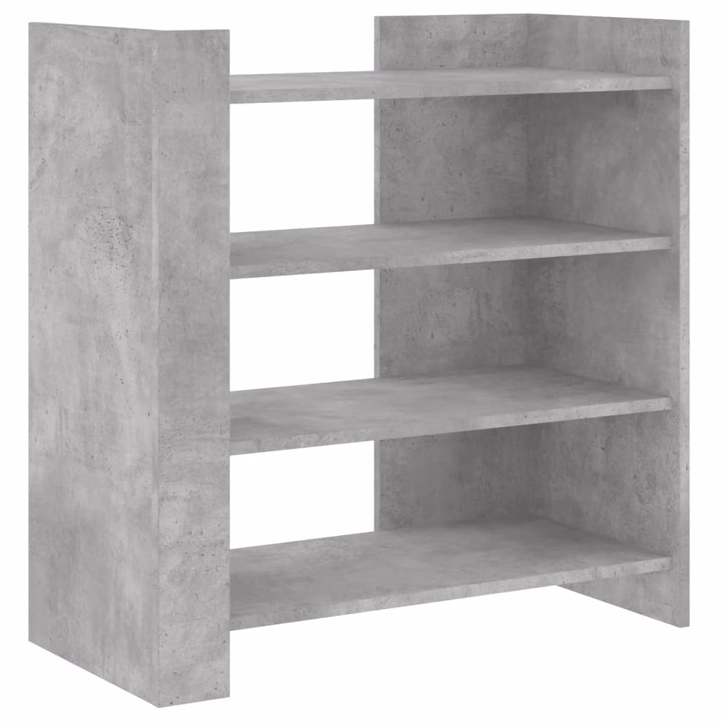 Credenza Grigio Cemento 73,5x35x75 cm in Legno Multistrato
