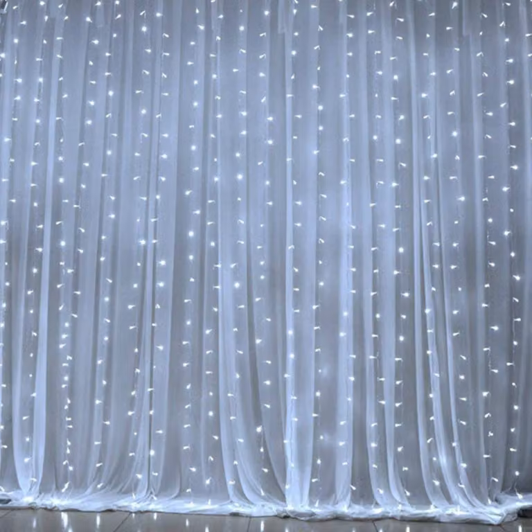 Jopassy 30M 300 LED luci fiabesche bianco freddo 8 modalità di luce festa giardino interno esterno decorazione luci di Natale IP44