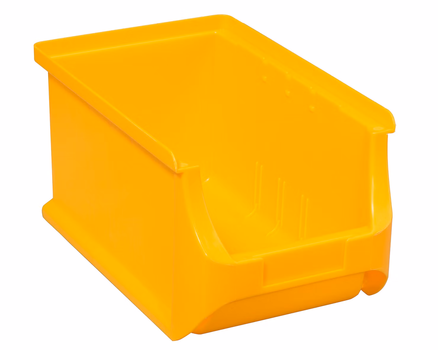 scatola portaoggetti aperta ProfiPlus Box 3 di allit, in PP, giallo