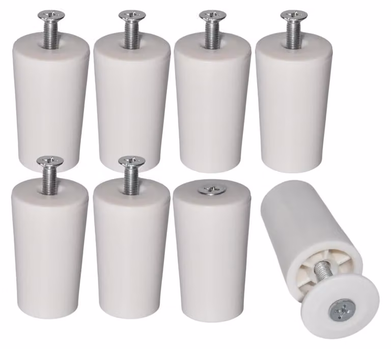 8 fermi per avvolgibili, 40 mm, realizzati in plastica, per avvolgibili e persiane