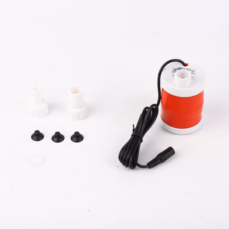 Pompa sommersa DC12V 20W – Pozzo ad alta prevalenza con cavo di alimentazione da 20 piedi e 5 piedi, 700 l/h, corrente continua senza spazzole per uso domestico, laghetti, acquari