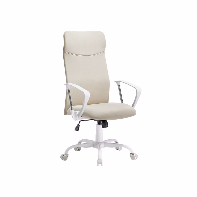 Sedia da Ufficio Poltrona da Ufficio Ergonomica, Beige Avena