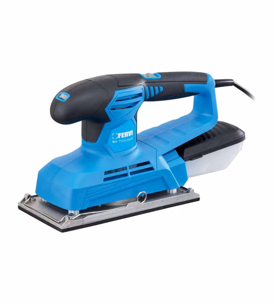 Fervi Levigatrice Orbitale 350W Elettrica Velocità Variabile Colore Blu
